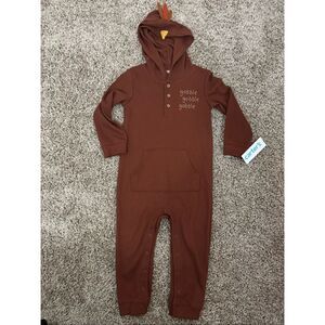 ❤️Carter’s Unisex Turkey Hooded Jumpsuit